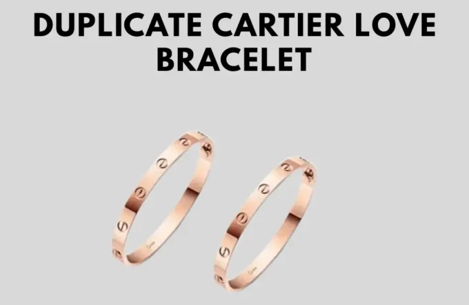 duplicate cartier love bracelet